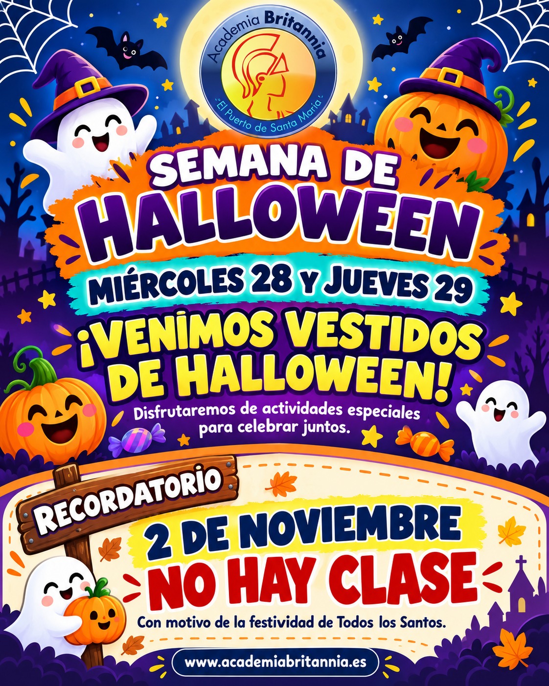 Esta semana Halloween llega a nuestra academia