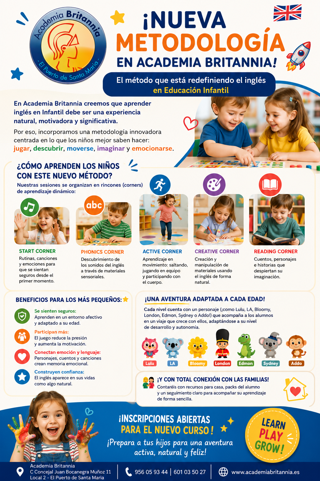 Incorporamos la Metodologia Great Little People en nuestros cursos para Kids