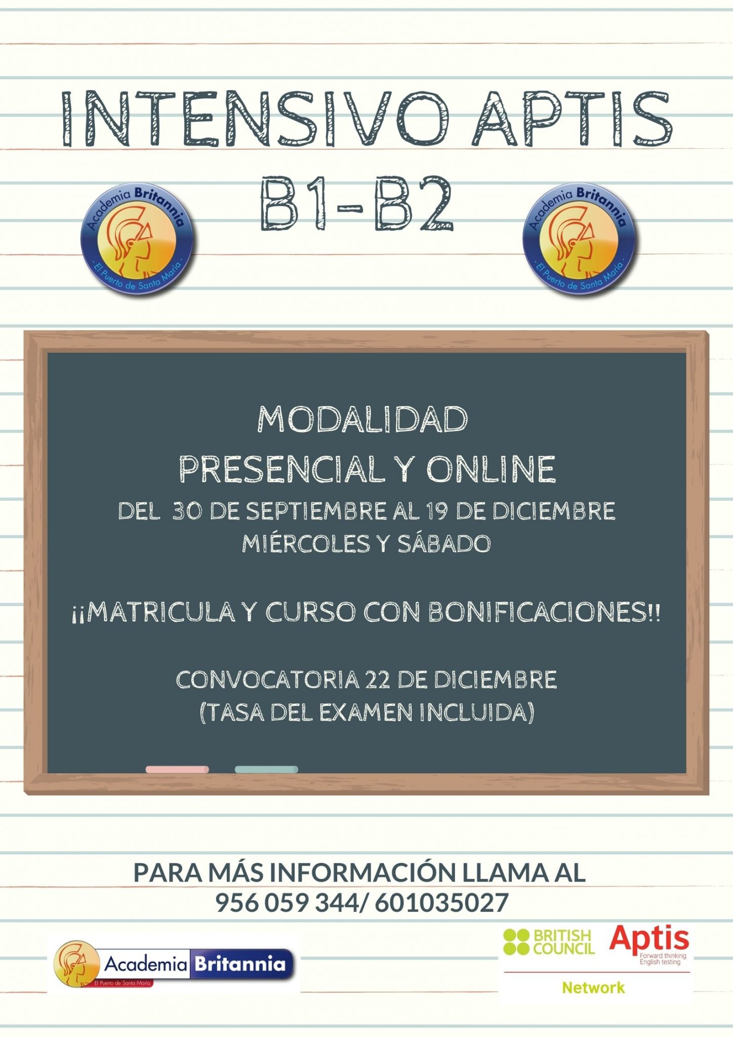 CURSO INTENSIVO APTIS B1-B2 – Academia Britannia